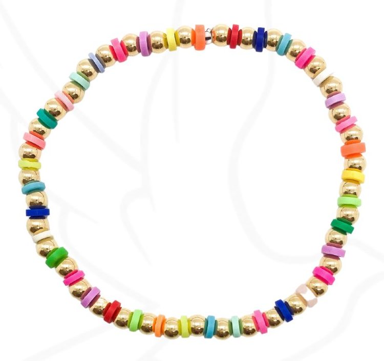 BRACELET | CUSTOM CONFETTI DAYDREAM VINYL BEAD STACKER