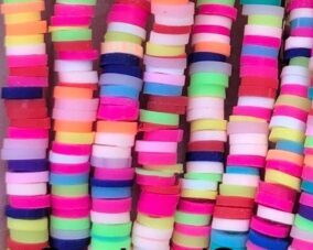 BRACELET | CUSTOM CONFETTI DAYDREAM VINYL BEAD STACKER