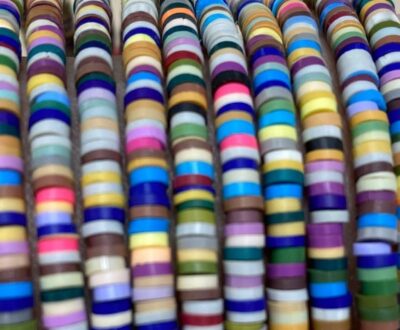 BRACELET | CUSTOM CONFETTI DAYDREAM VINYL BEAD STACKER