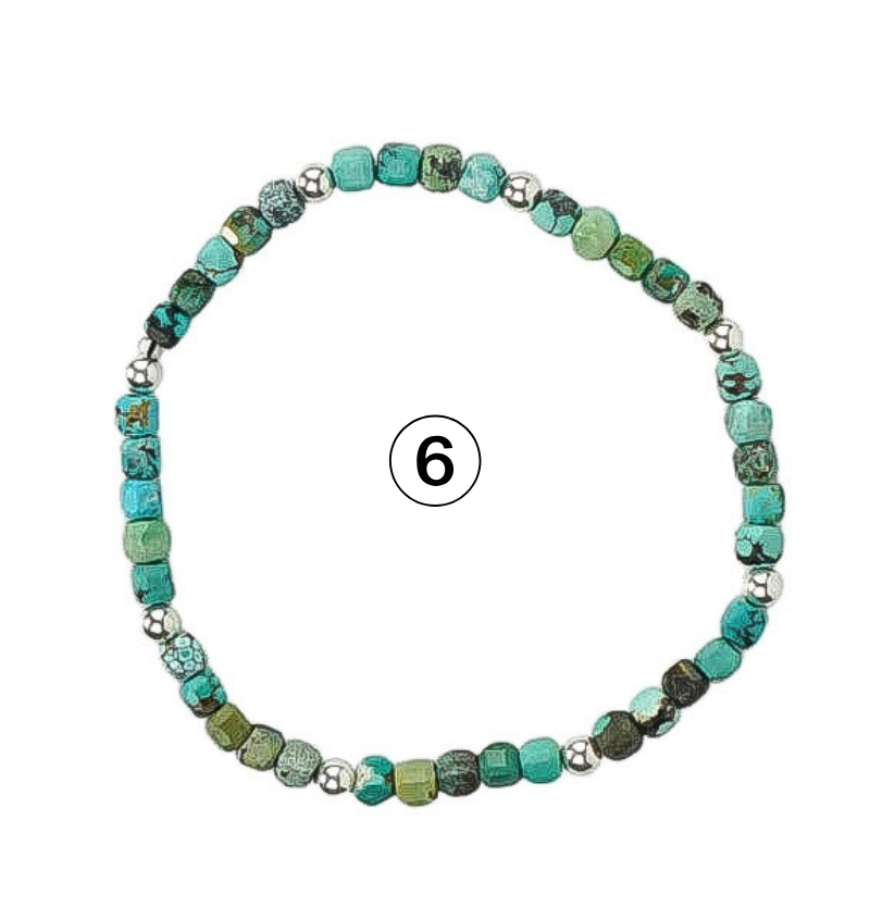 Gemstone Glow Bracelet | Individually Sold | Colorful Semi-Precious Stackable