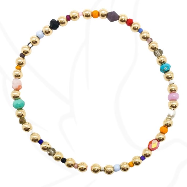 BRACELET | CUSTOM KALEIDOSCOPE COLORFUL BEAD BRACELET