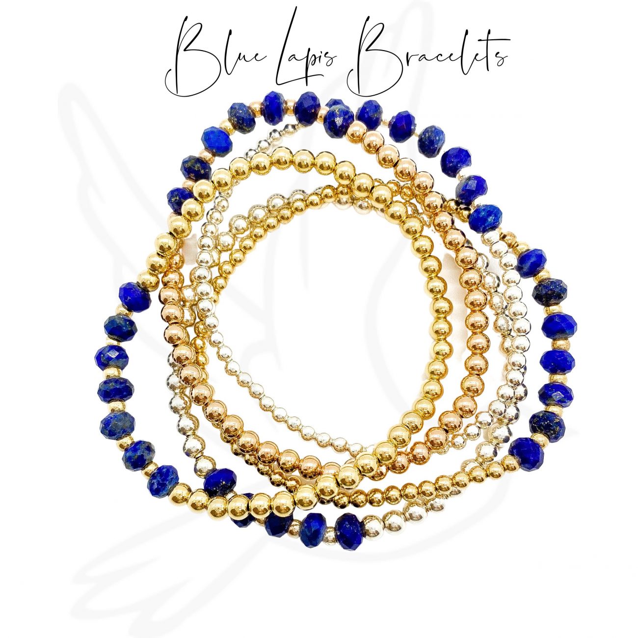 BRACELET | Blue Lapis with Gold-Filled or Sterling Silver