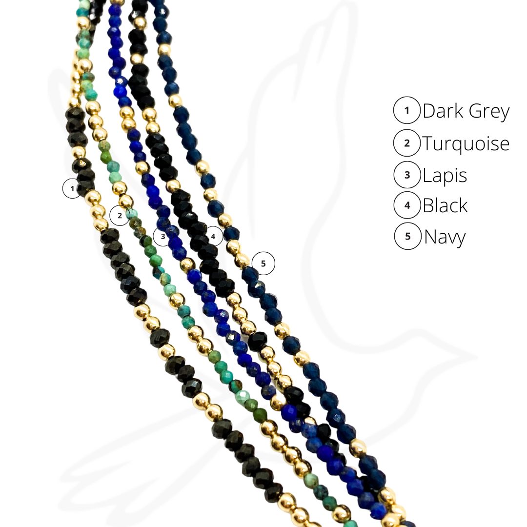 NECKLACE | GEM STONED – Dainty Gemstone Sparkle Necklace