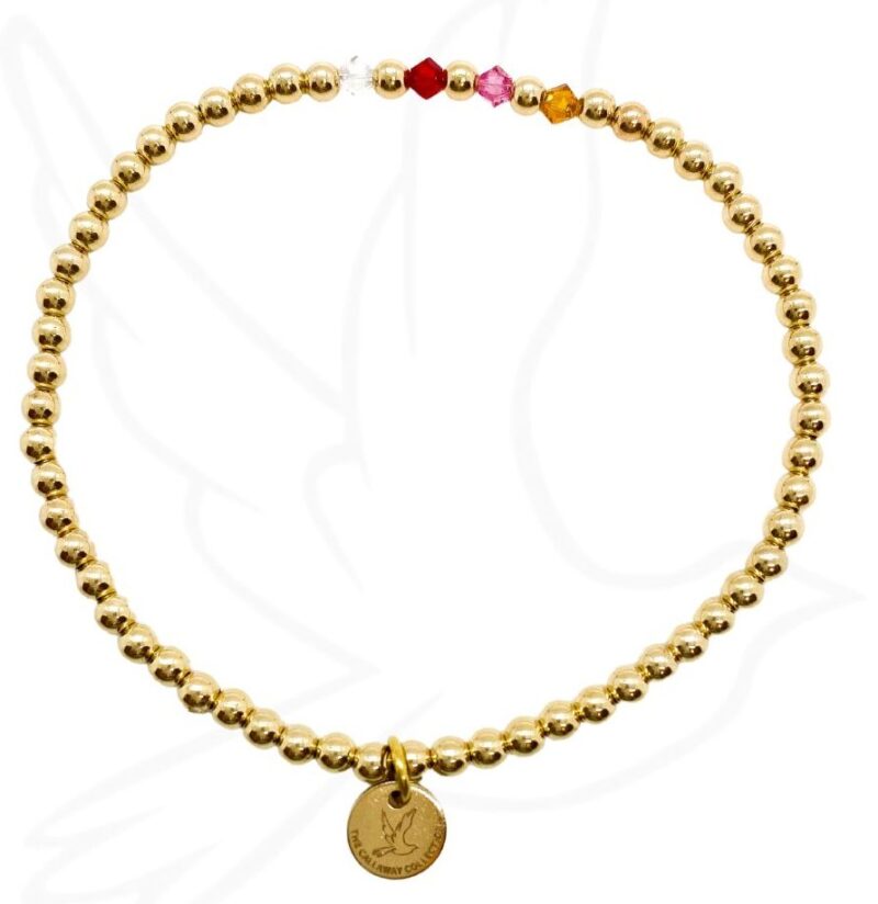 BRACELET | CUSTOM BIRTHSTONE BRACELET WITH MODERN STONES (GOLD-FILLED OR STERLING SILVER)