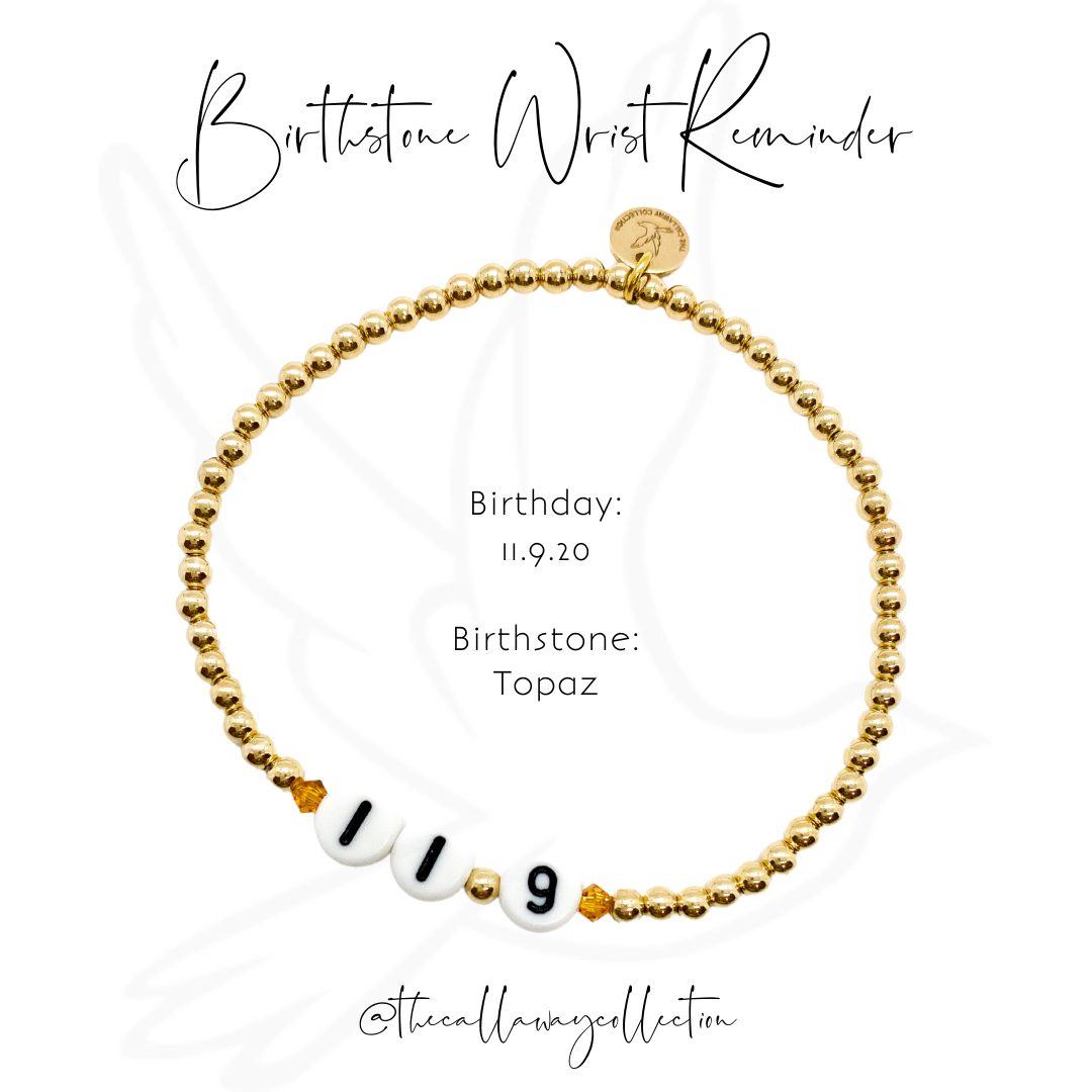 BRACELET | BIRTHSTONE WRIST REMINDER