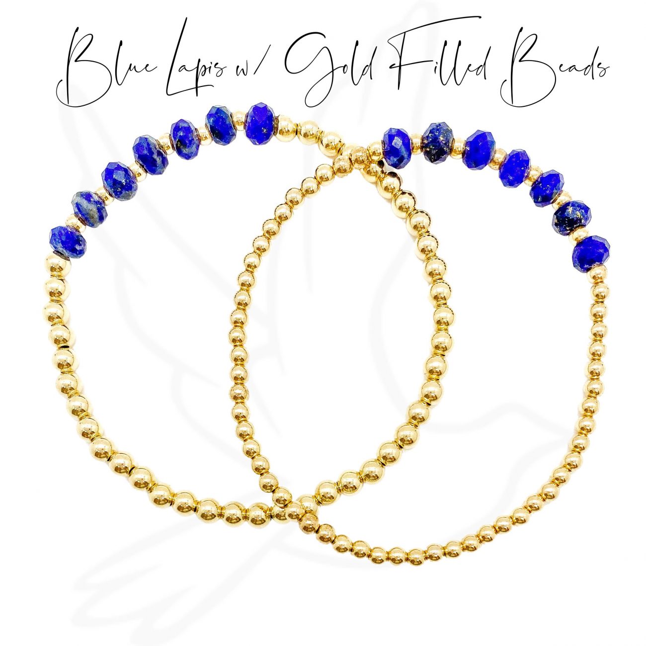 BRACELET | Blue Lapis with Gold-Filled or Sterling Silver