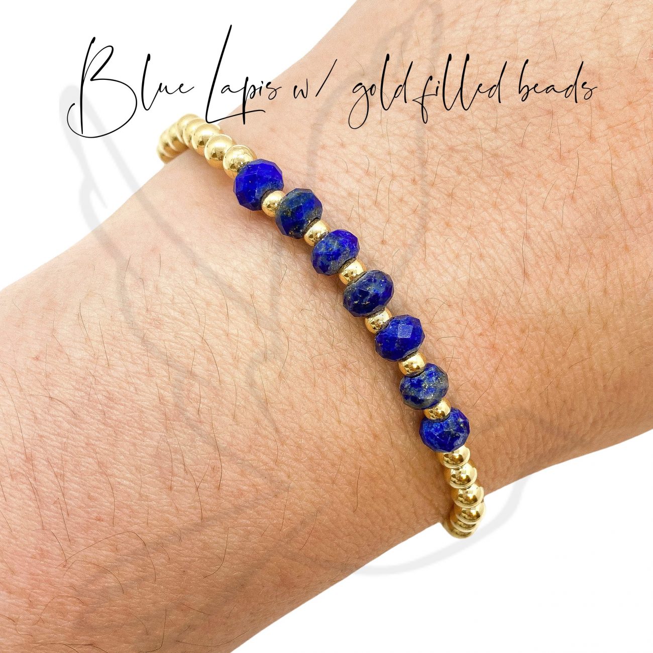 BRACELET | Blue Lapis with Gold-Filled or Sterling Silver