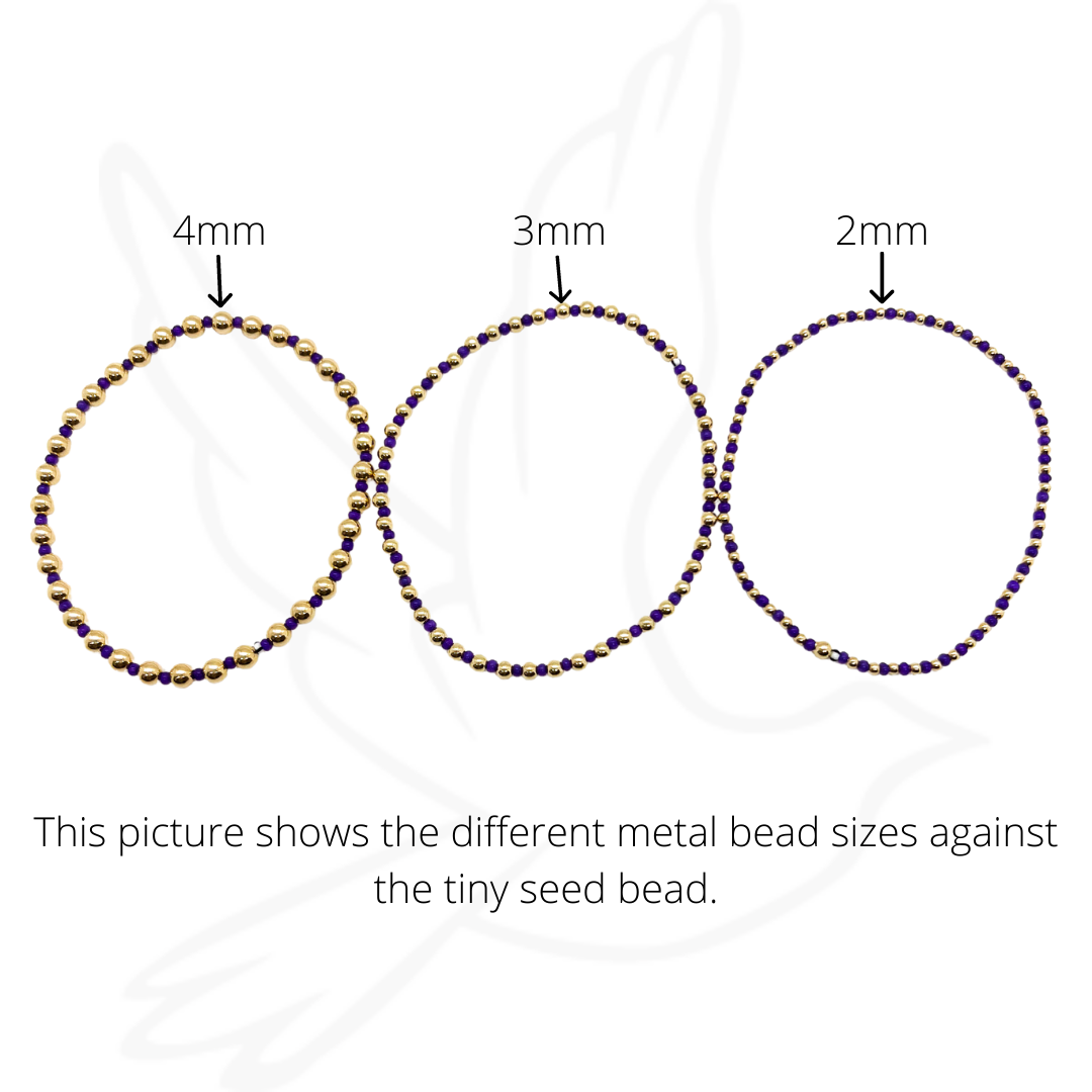 Hues Colorful Beaded Bracelet – Gold-Filled or Sterling Silver