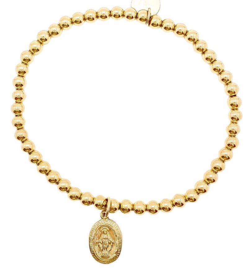 BRACELET | GOLD-FILLED BLESSED MEDAL