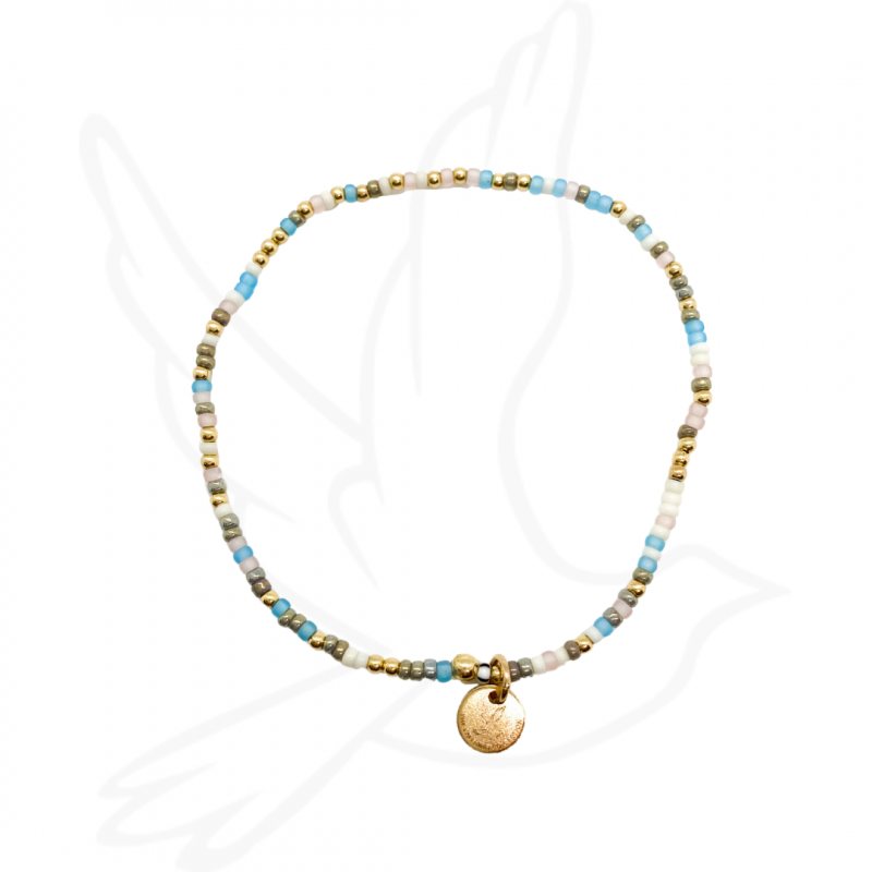 BRACELET | SHADES OF PINK & BLUE AWARENESS + REMEMBRANCE (GOLD-FILLED OR STERLING SILVER)