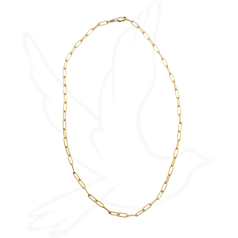 NECKLACE | THE BECKHAM – Dainty Paperclip Layering Necklace