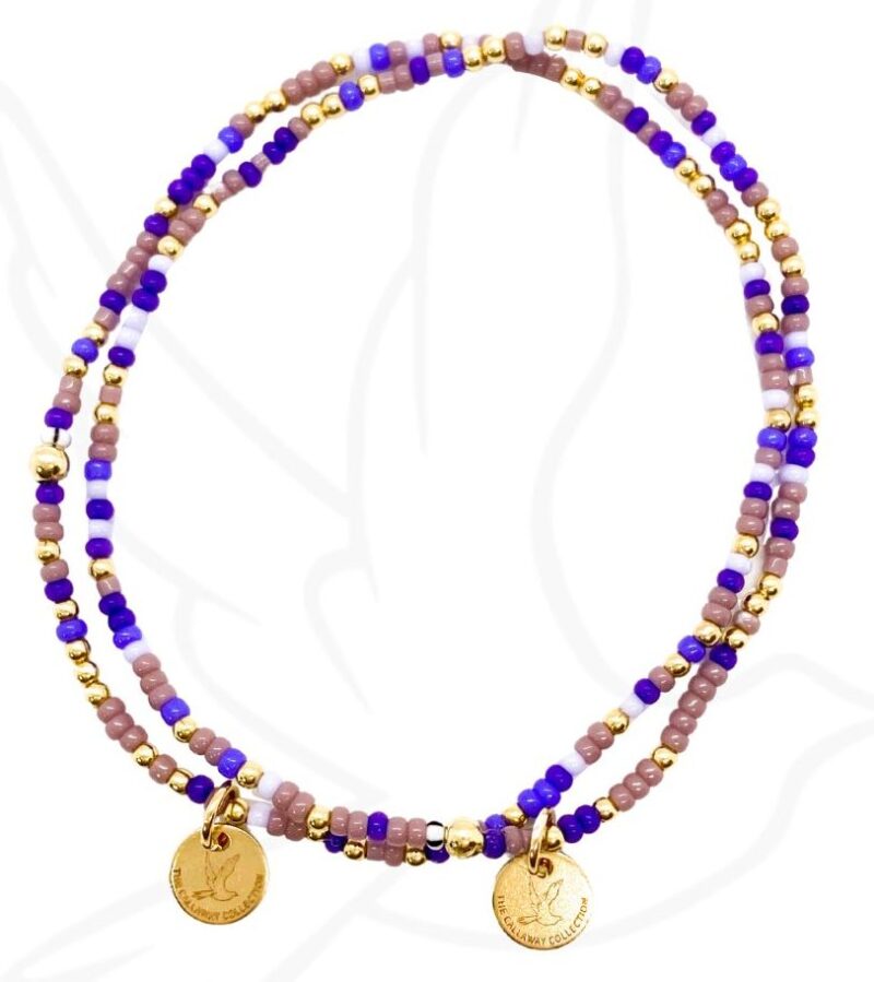 BRACELET | Shades of Purple Awareness – Gold-Filled or Sterling Silver