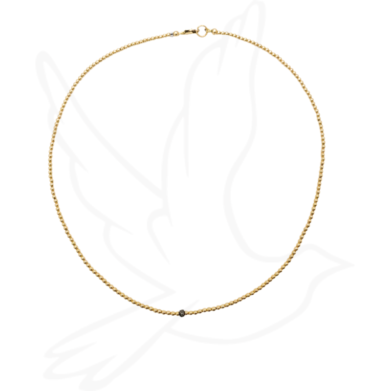 NECKLACE | THE KRISTA – Dainty Pave Diamond Necklace
