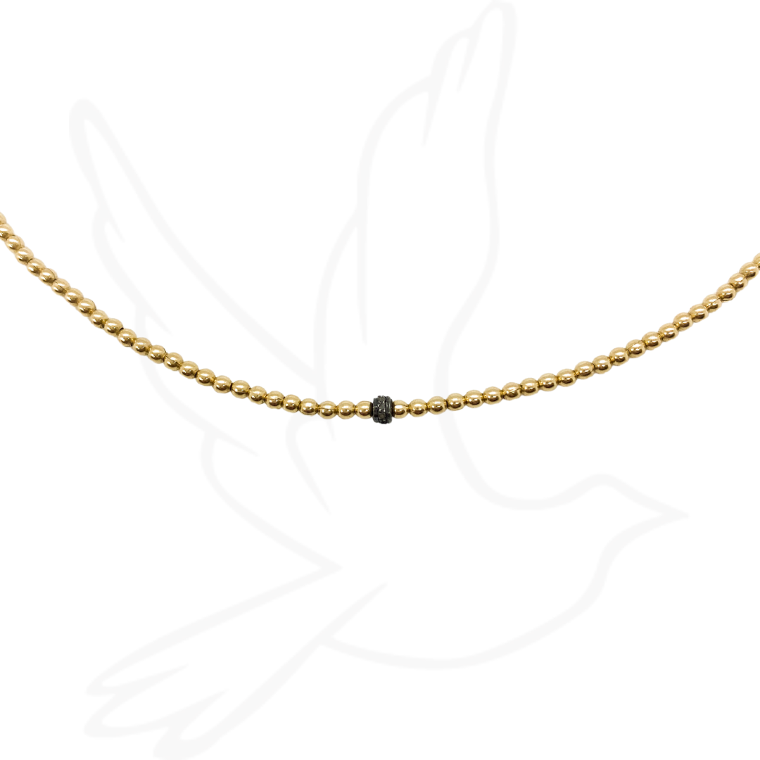 NECKLACE | THE KRISTA – Dainty Pave Diamond Necklace