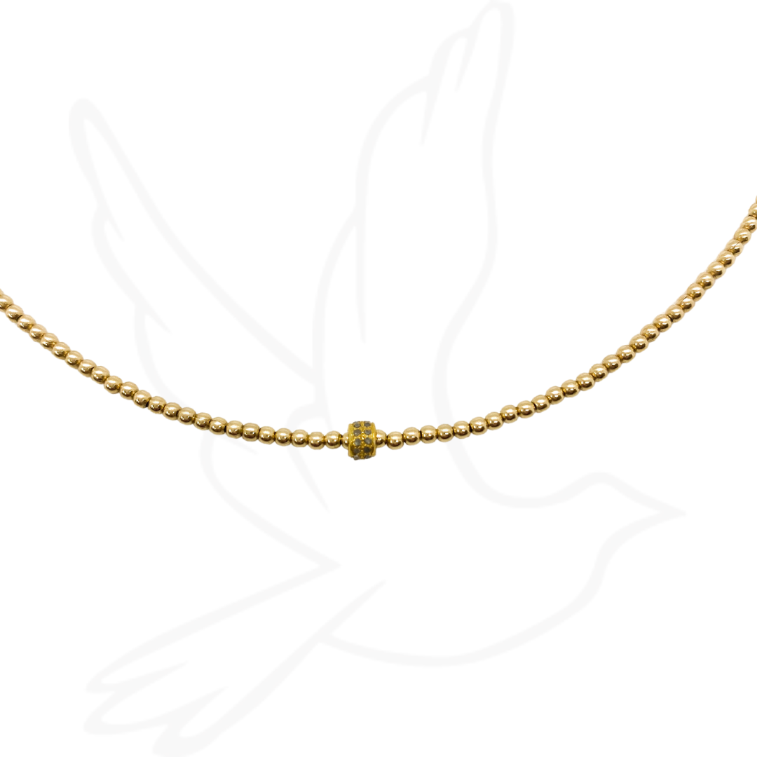 NECKLACE | THE SCOTTIE – Everyday Double-Pave Diamond Layering Necklace