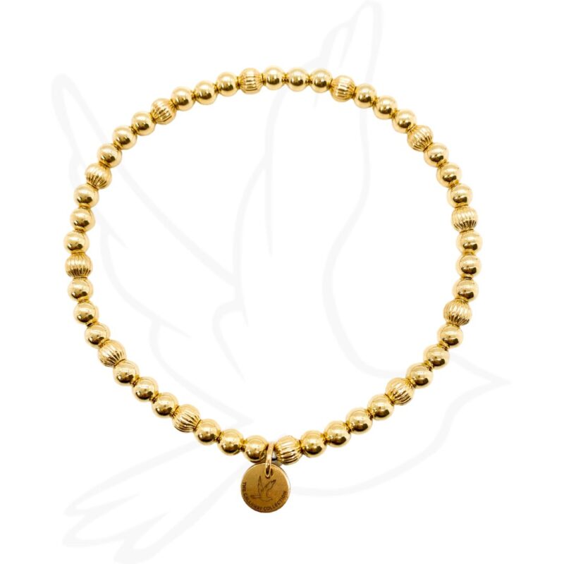 The Ashley Bracelet | Gold Bead Mix for Effortless Stacking