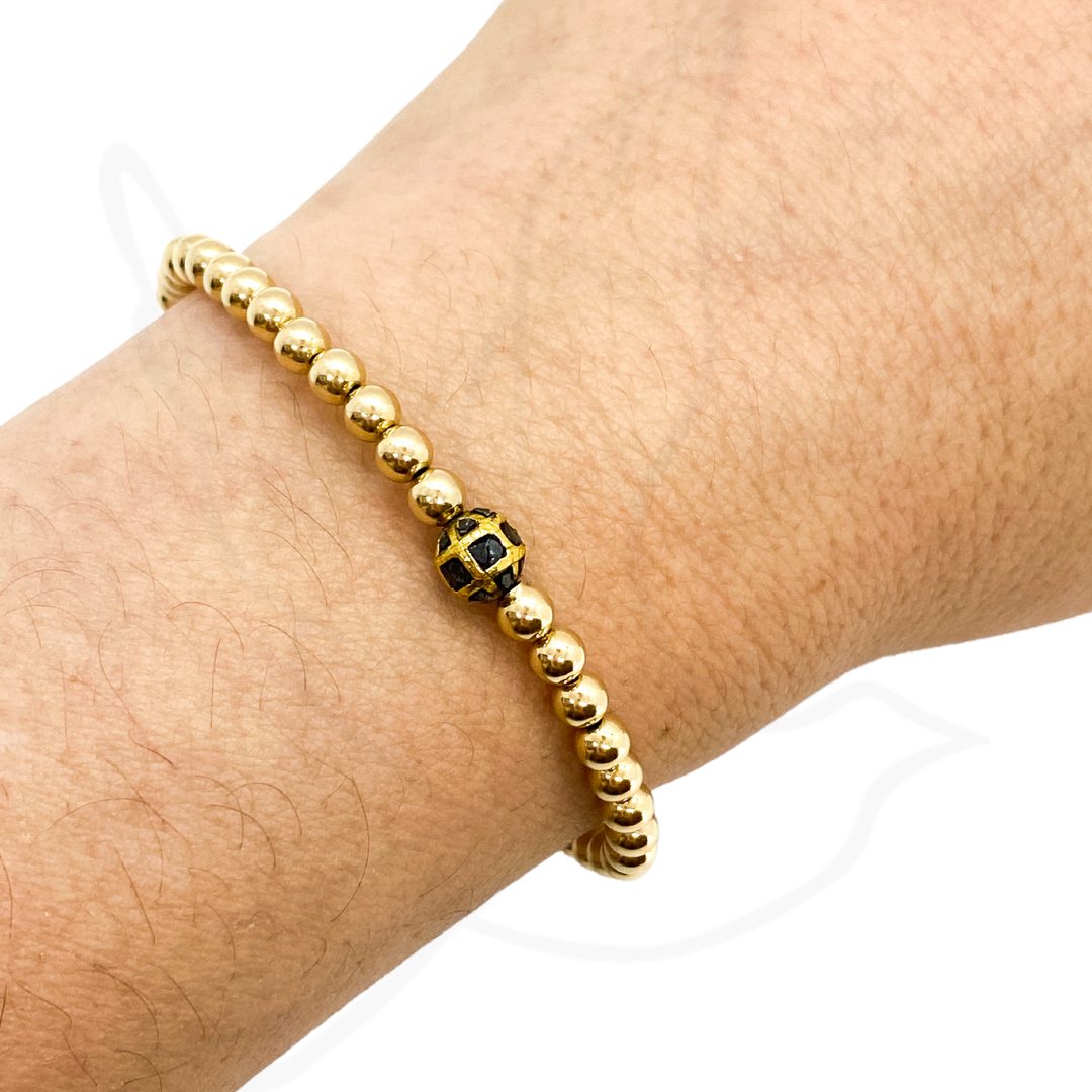 The Velma Bracelet – 4mm Gold-Filled or Sterling Silver Stackable Bracelet