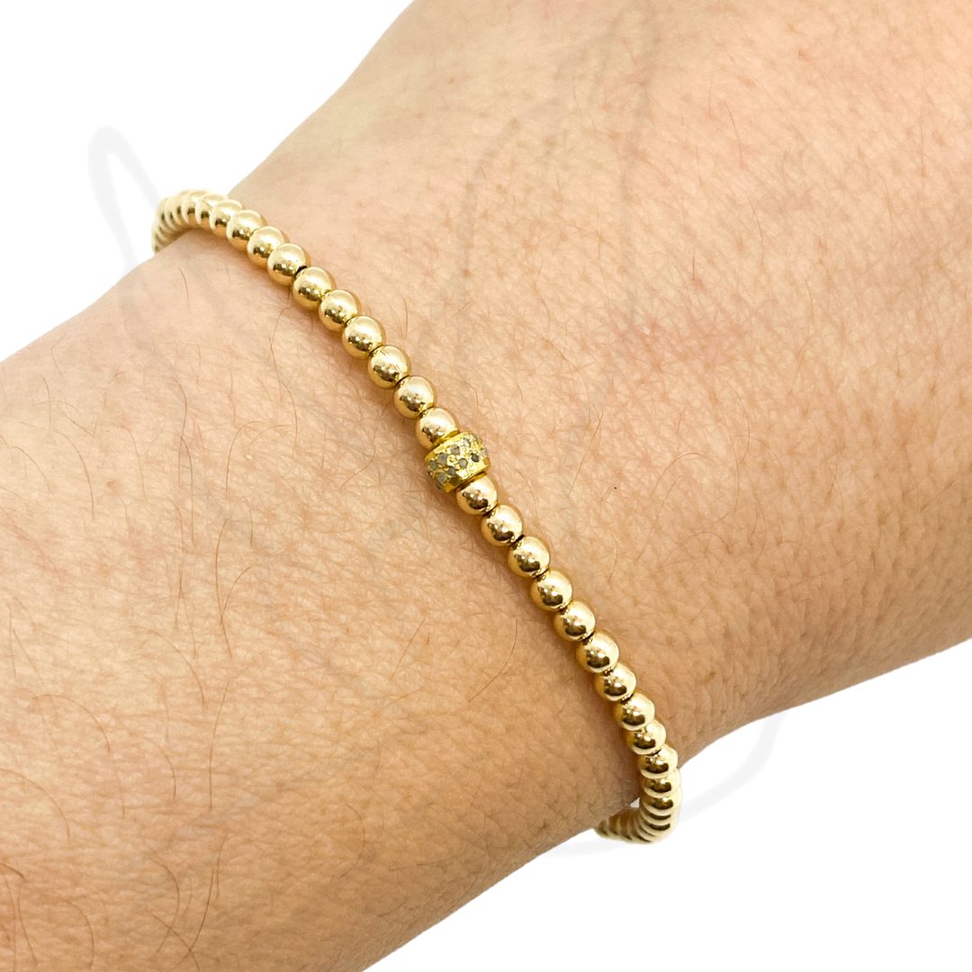 The Scottie Bracelet – 3mm Gold-Filled or Sterling Silver Stackable