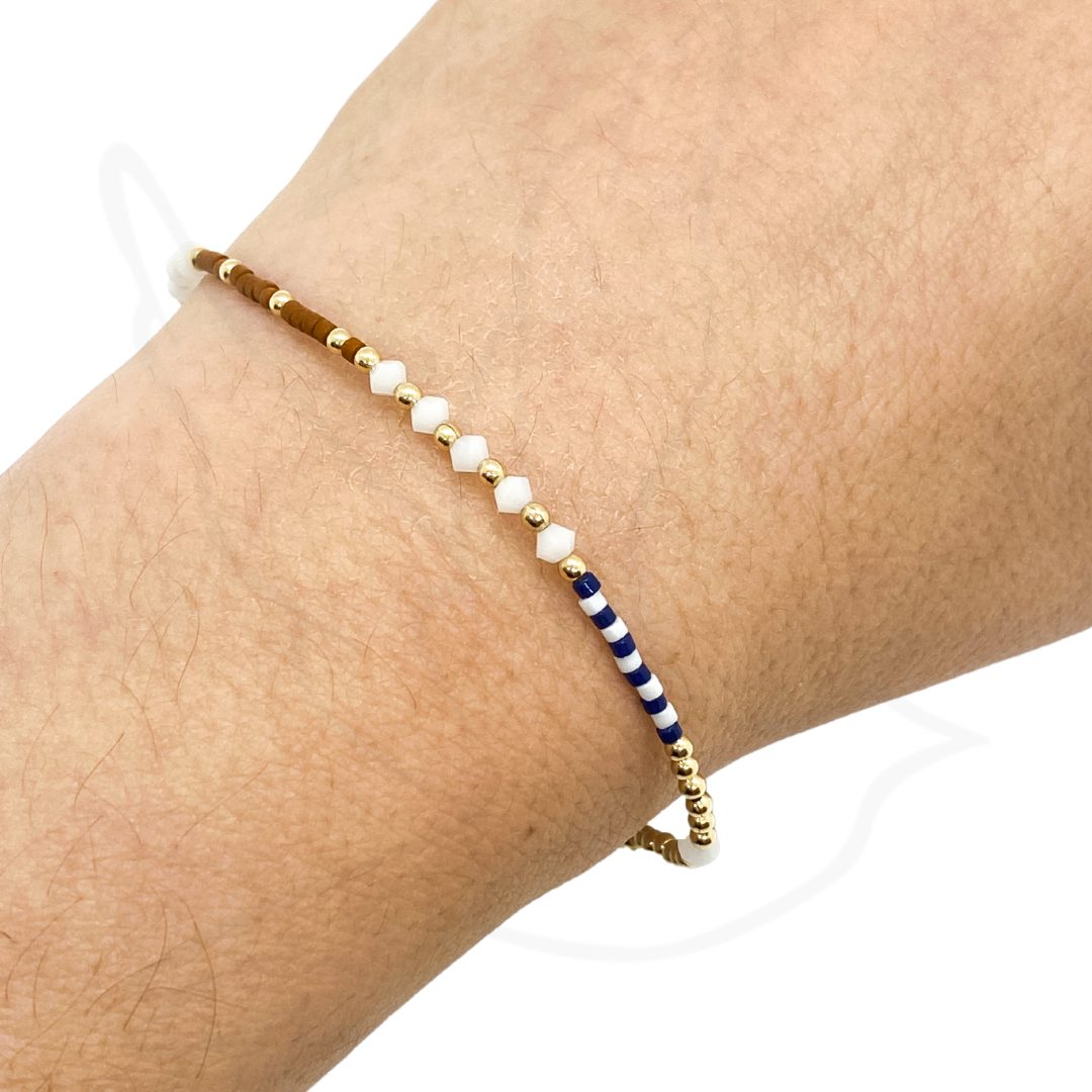 Falling For You – Autumn Beaded Bracelet with Sparkle