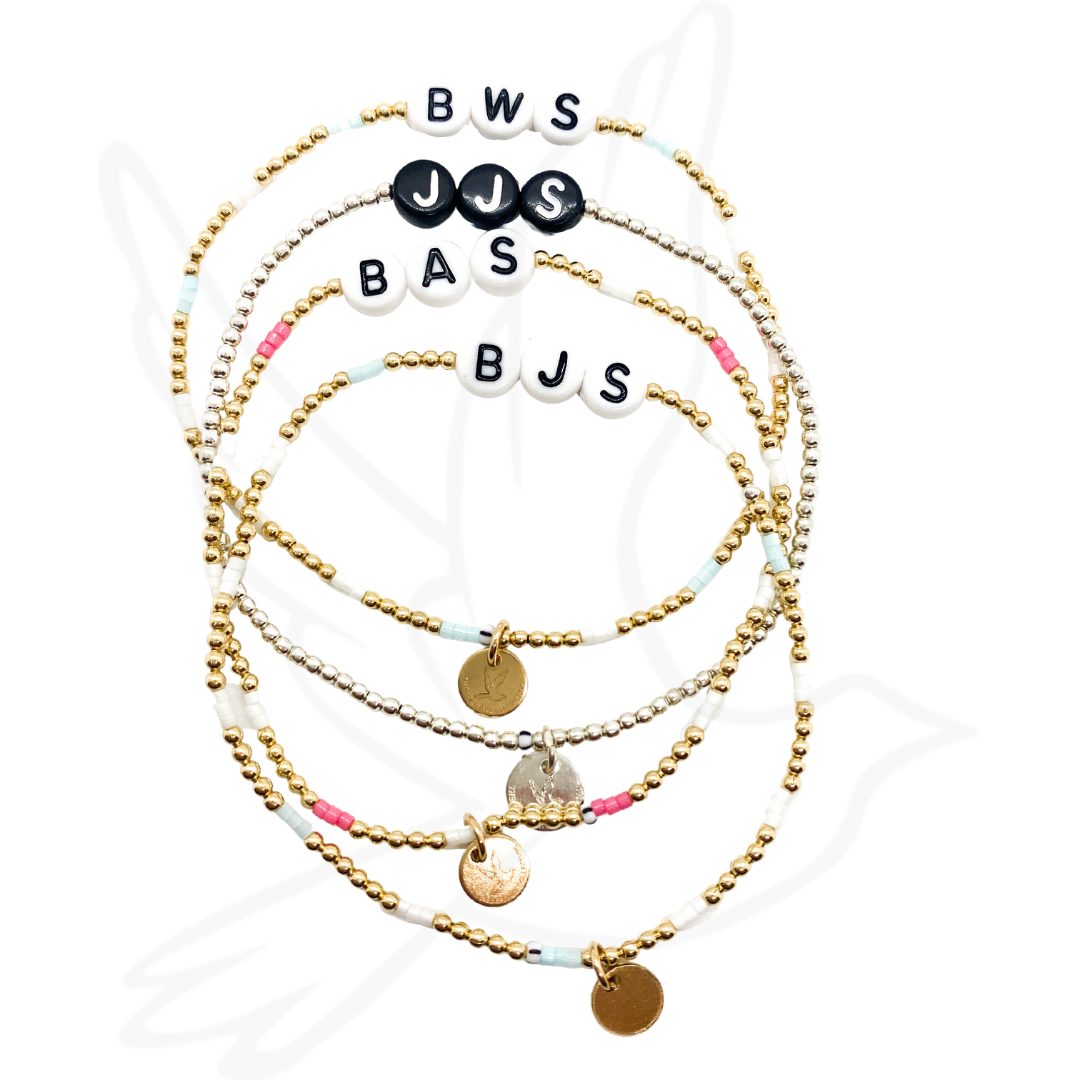 BRACELET | CUSTOM SEED BEAD NAME BRACELET – SEEDS-N-BEADS