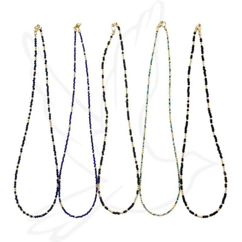NECKLACE | GEM STONED – Dainty Gemstone Sparkle Necklace