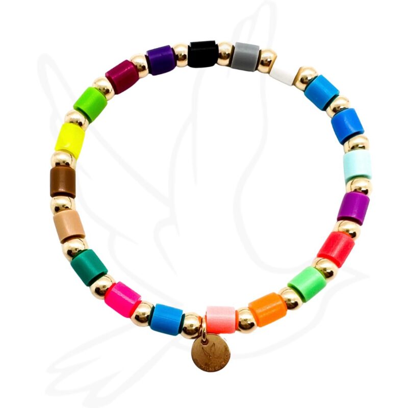 Flashback Bracelet | 90s-Inspired Stack in 4mm Beads