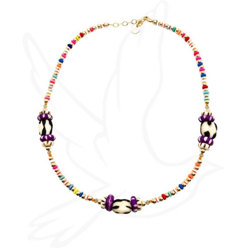 The Karsyn Necklace | Colorful Summer Beaded Necklace