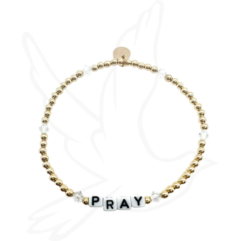 Pray Bracelet | Gold-Filled or Sterling Silver Faith-Inspired Stack