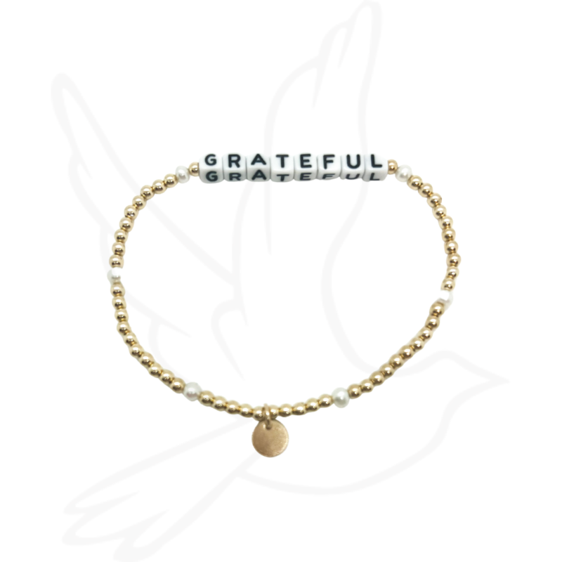 Grateful Bracelet | Gold-Filled or Sterling Silver Daily Reminder