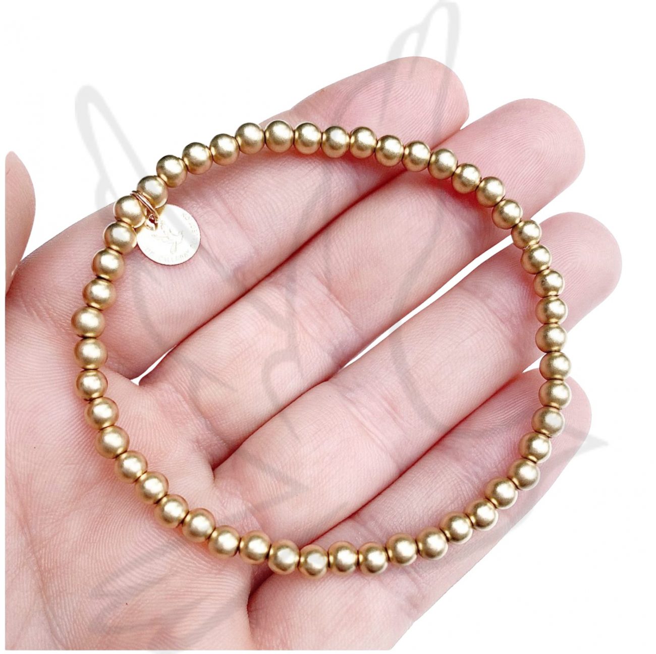 BRACELET | Matte Gold-Filled Bead Bracelet