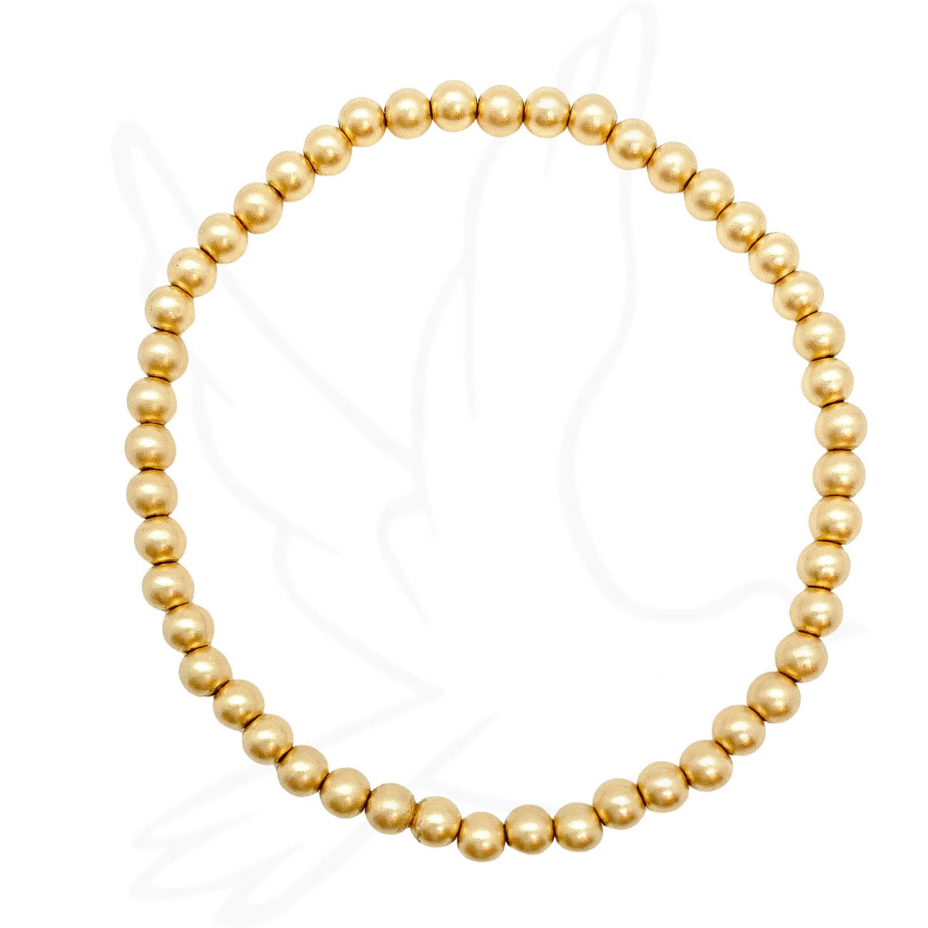 BRACELET | Matte Gold-Filled Bead Bracelet