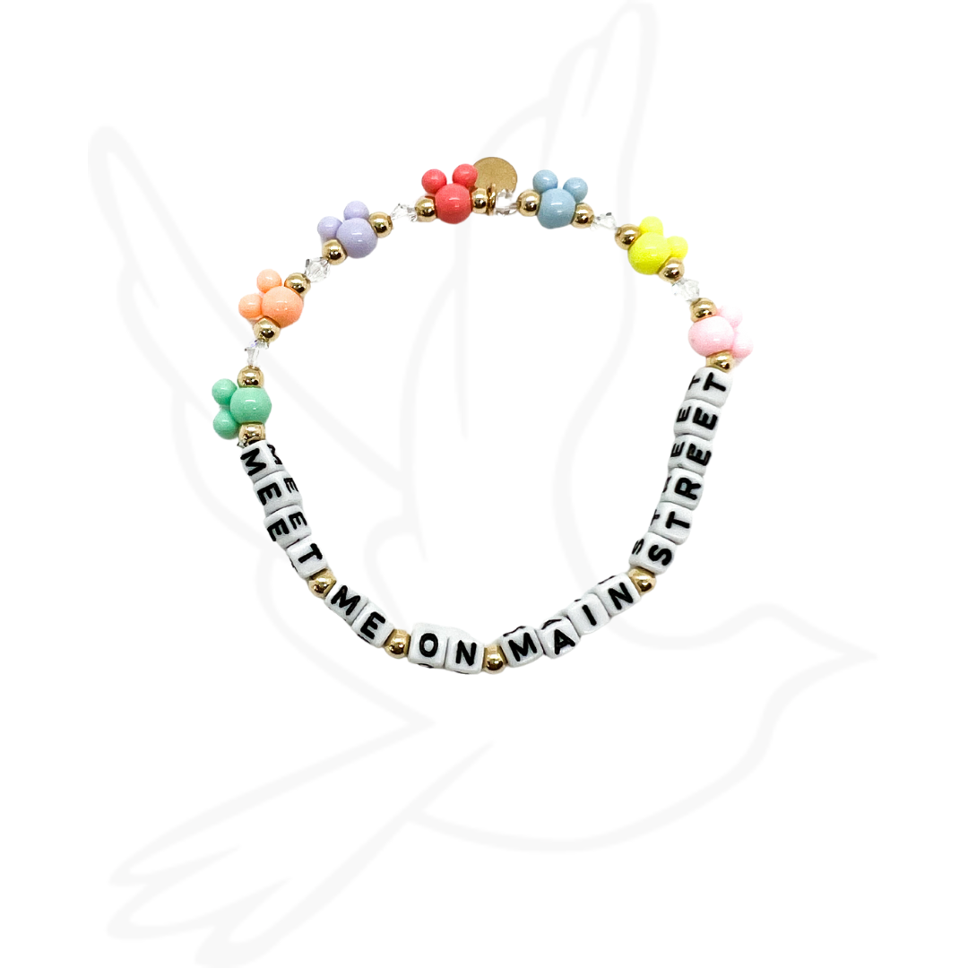 Meet Me on Main Street Bracelet – Gold-Filled or Sterling | Magical-Inspired Charm