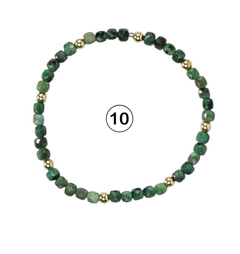 Gemstone Glow Bracelet | Individually Sold | Colorful Semi-Precious Stackable