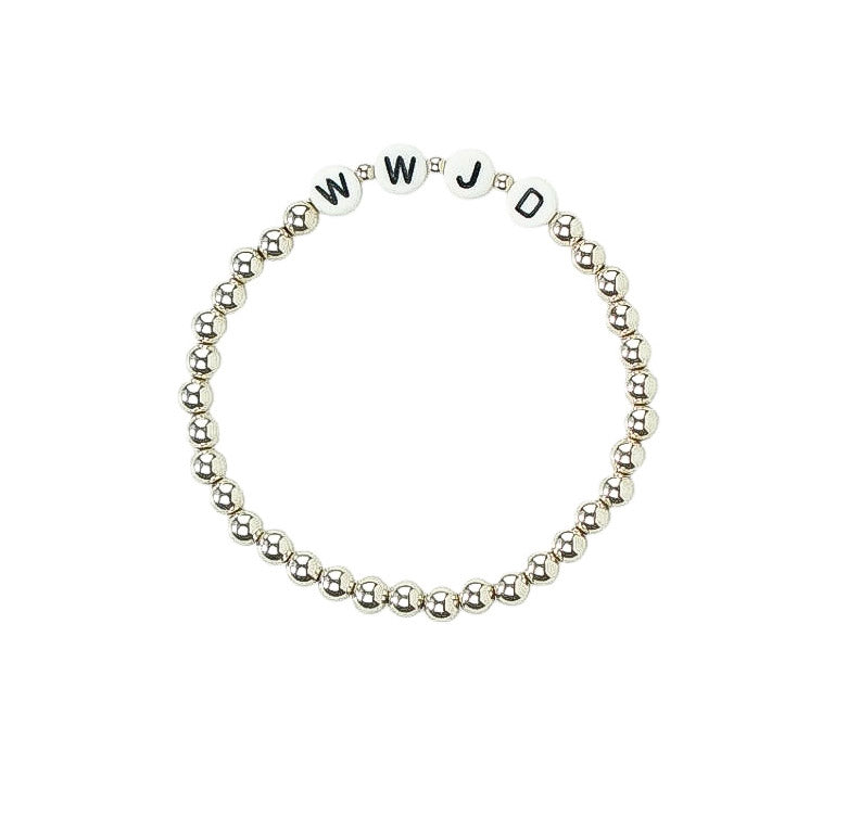 Custom Letter Faith Bracelet | Sterling Silver or Gold-Filled